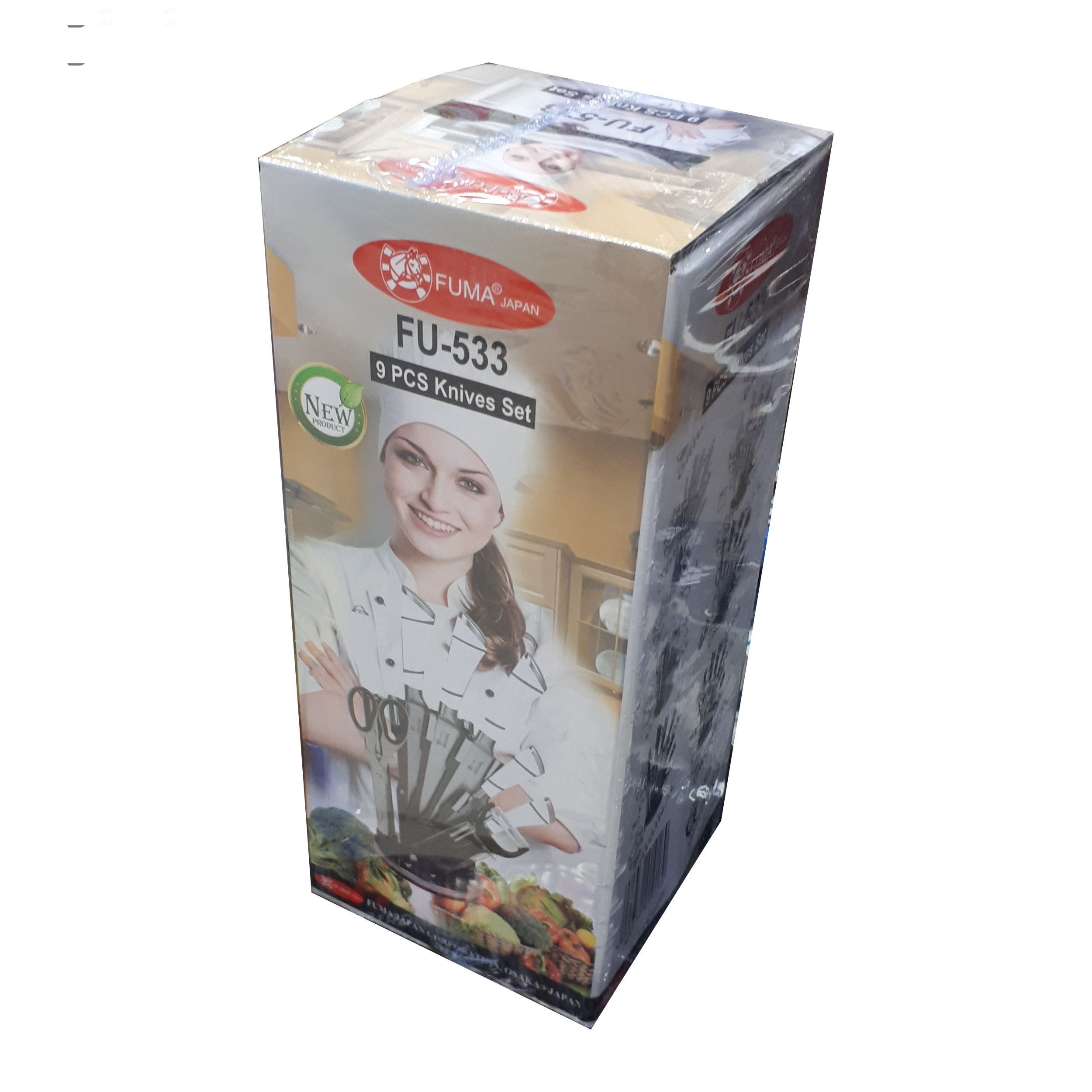 سرویس چاقو آشپزخانه 9 پارچه فوما مدل FU-533