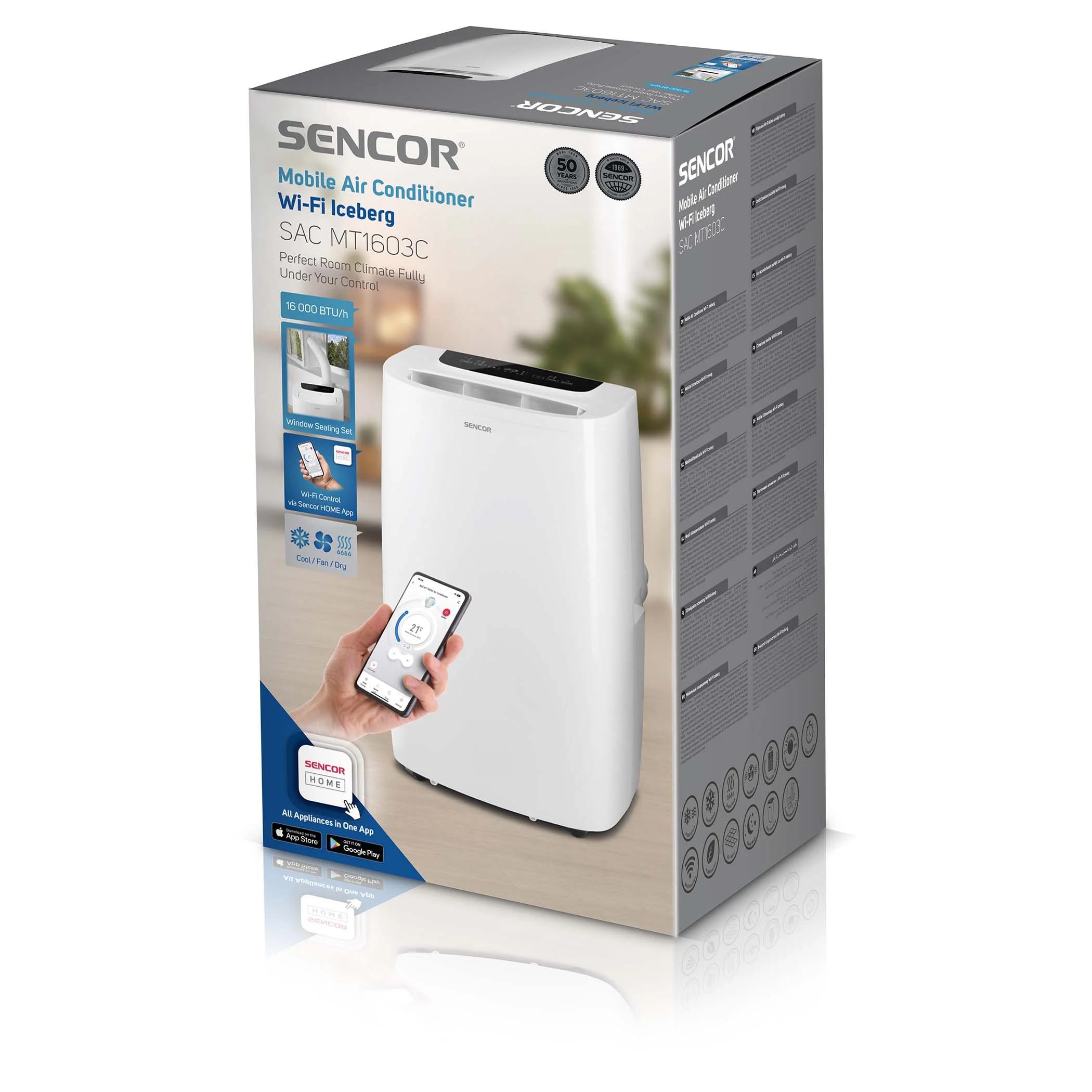 کولر گازی پرتابل سنکور مدل SENCOR SAC MT1603C