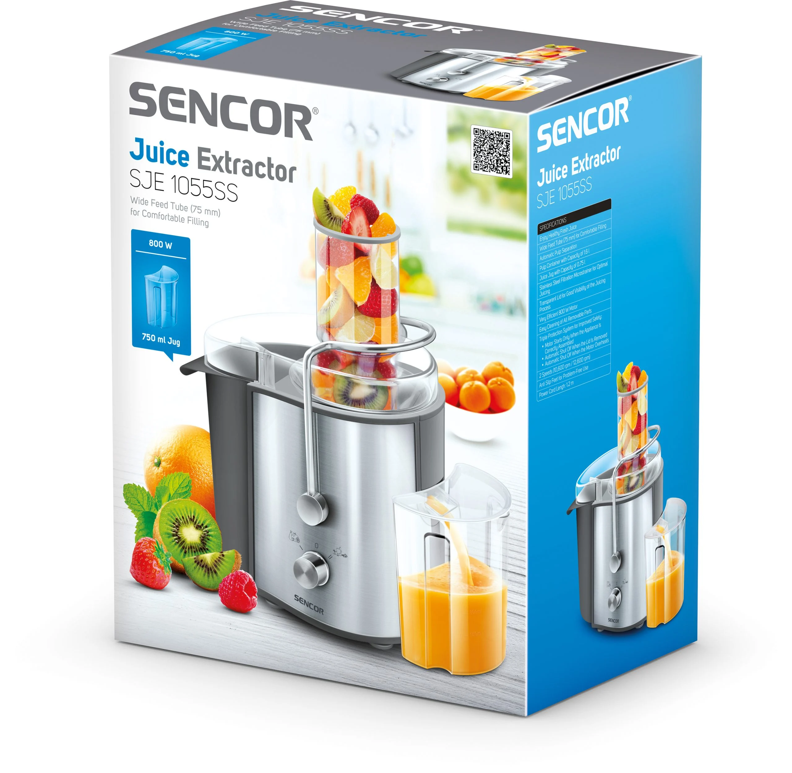 آبمیوه گیر سنکور مدل SENCOR SJE 1055SS