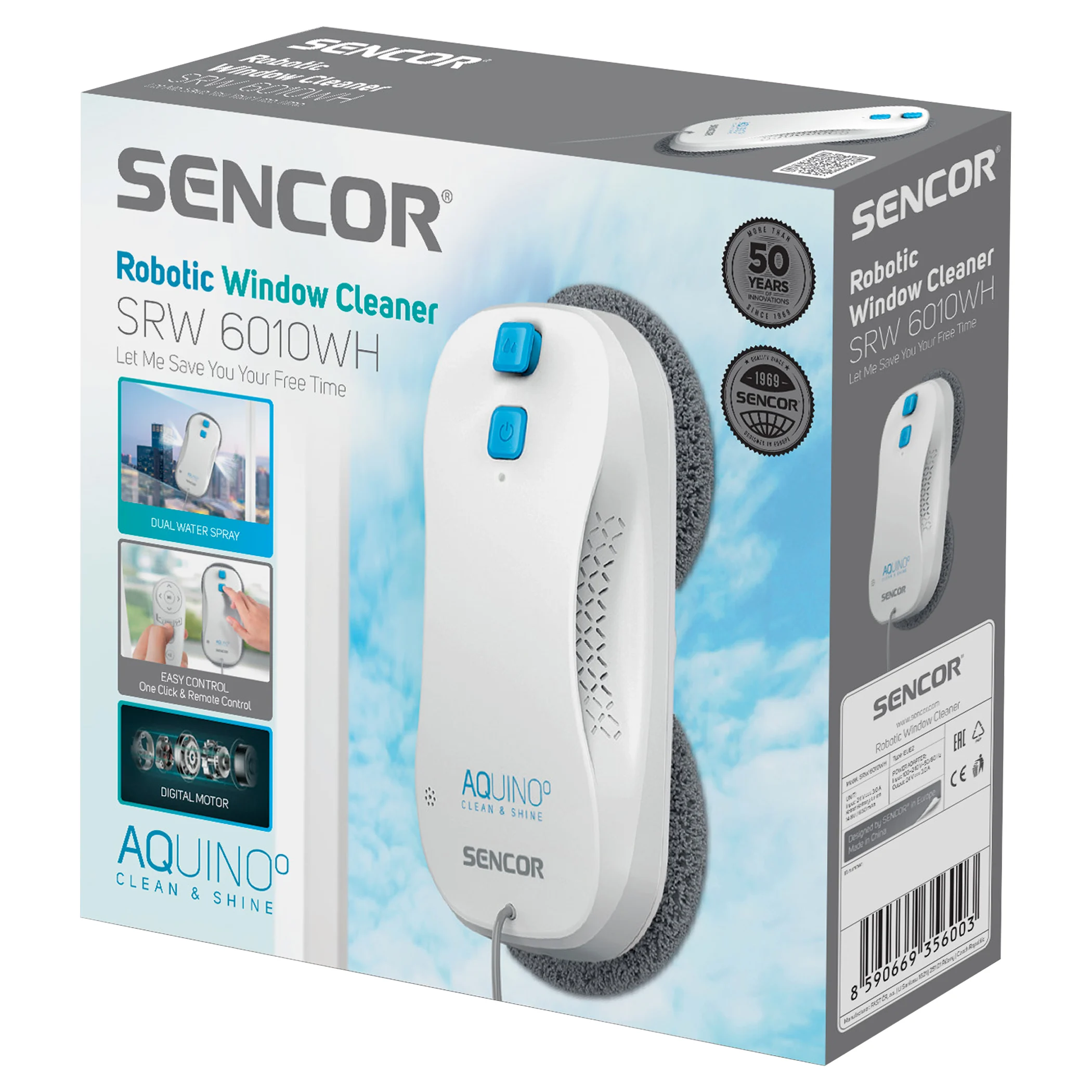 شیشه شوی رباتیک سنکور مدل SENCOR SRW 6010WH