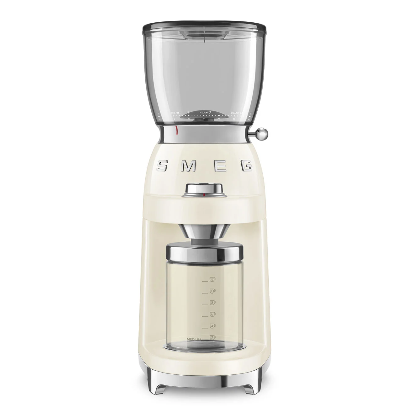 آسیاب قهوه اسمگ رنگ کرم مدل SMEG CGF01CREU