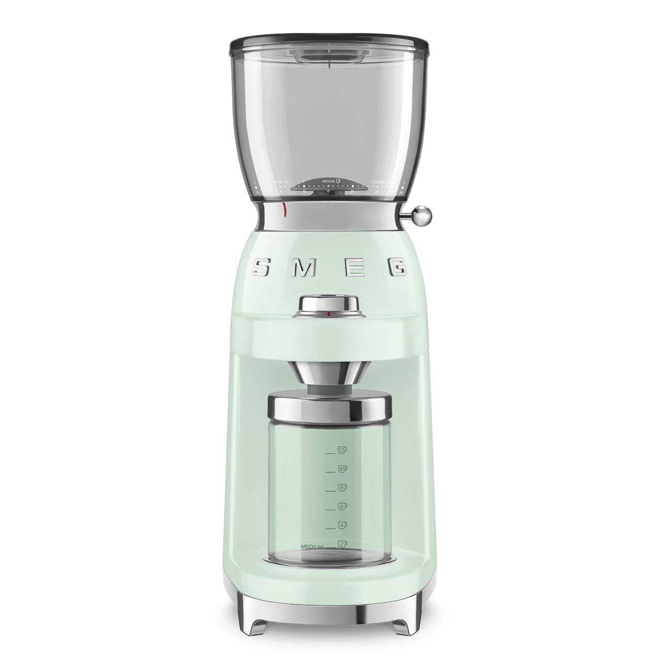 آسیاب قهوه اسمگ رنگ سبز پاستیلی مدل SMEG CGF01PGEU