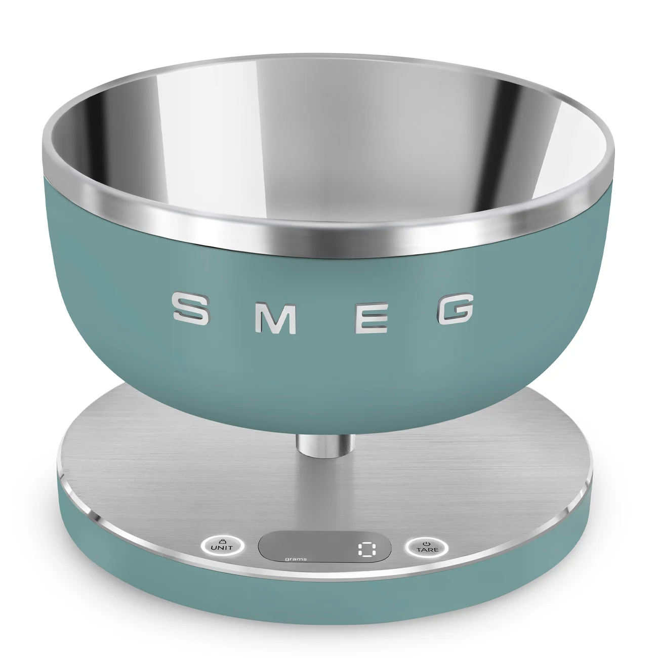 ترازو دیجیتال آشپزخانه اسمگ رنگ سبز مات مدل SMEG KSC01EGMWW